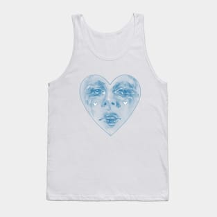 heart face Tank Top